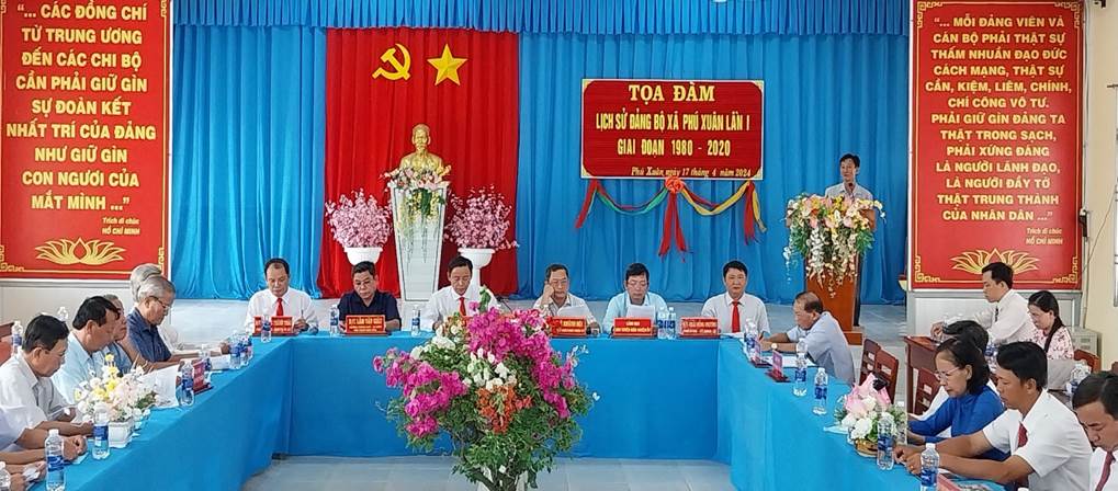 Phú Xuân toạ đàm lịch sử Đảng bộ lần thứ I năm 2024