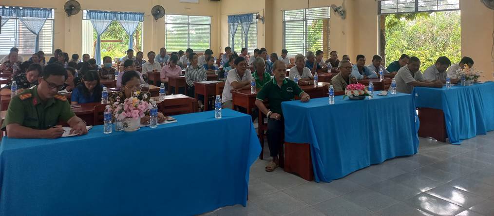 Phú Xuân hội nghị đối thoại cấp ủy, chính quyền lắng nghe ý kiến đoàn viên, hội viên và nhân dân lần 2 năm 2023
